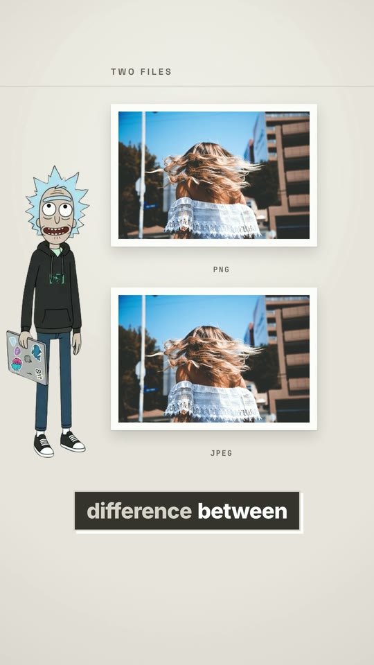 Poster frame of the PNG vs JPEG example